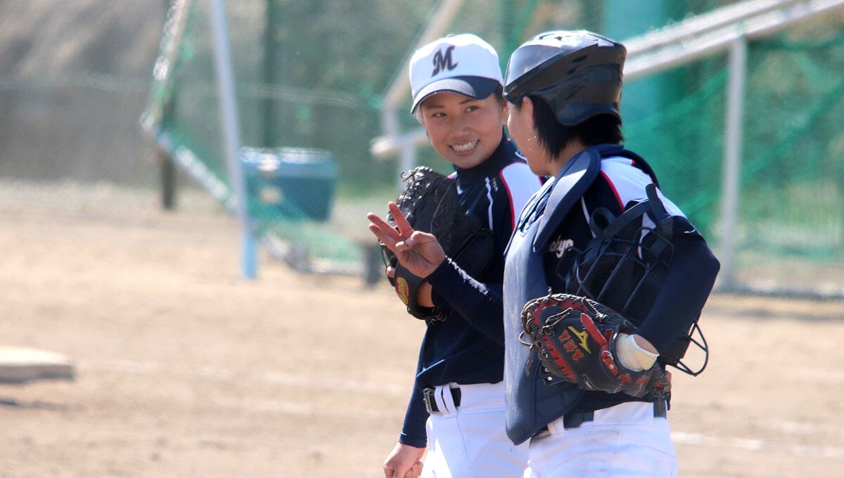 女子硬式野球部 大学生活 桃山学院教育大学